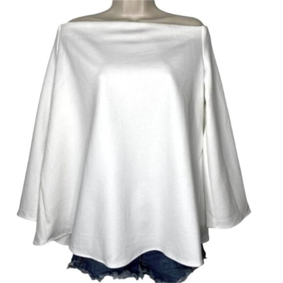 Tuckernuck | NWT White Miranda Off the Shoulder Long Sleeve Blouse Size XS - Picture 5 of 11